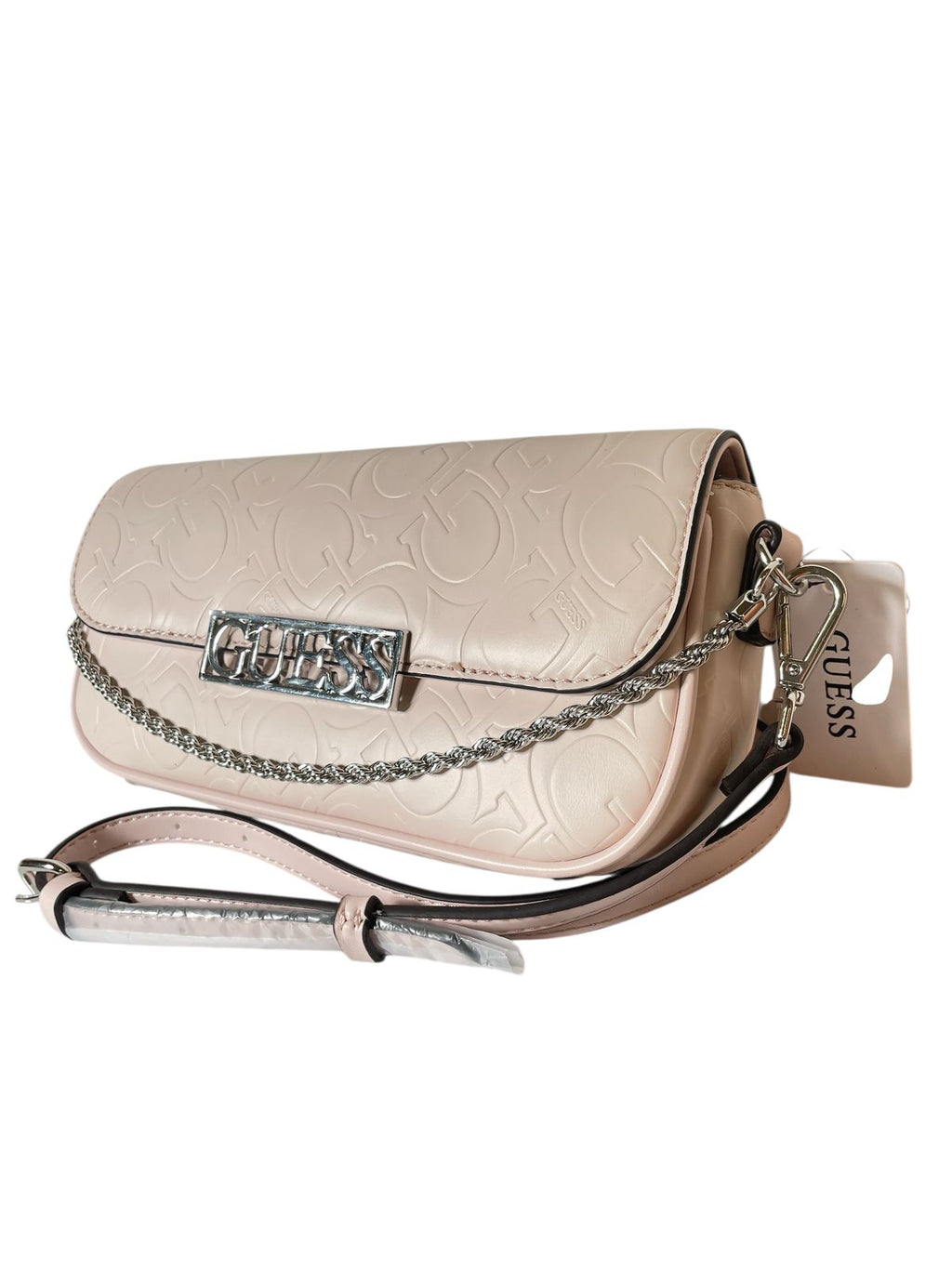 Bolsa Guess "G Chain Chic" – Estilo elegante con cadena frontal