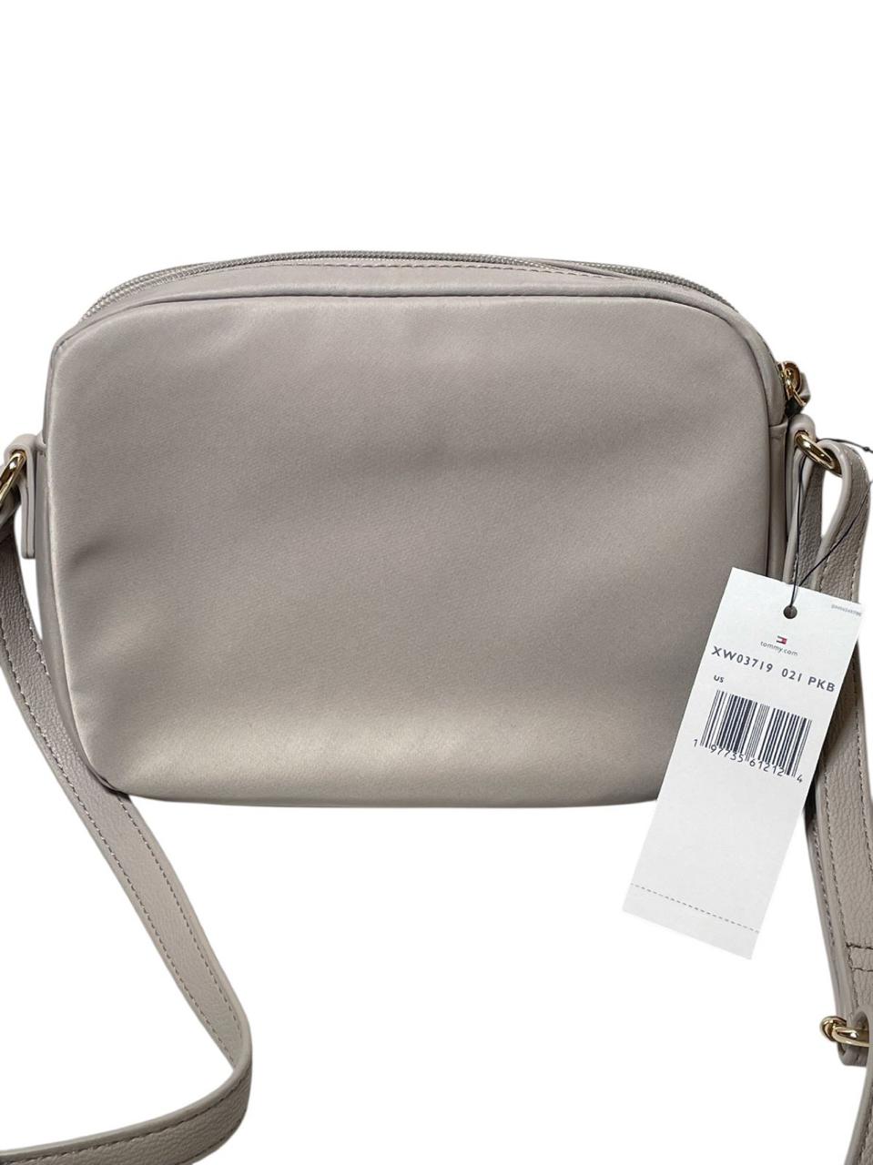 Bolsa Crossbody Tommy Hilfiger Azul o Beige | Doble Compartimento y Estilo Clásico